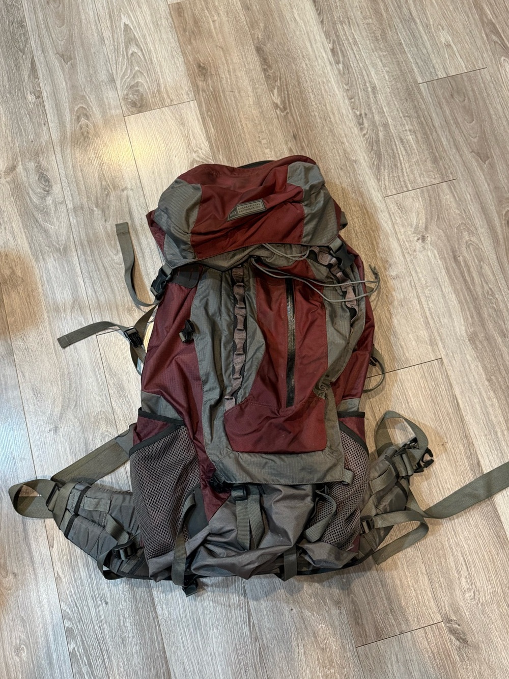 Women’s REI Large Burgundy and Gray Hiking Backpack